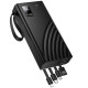 Портативное ЗУ Power Bank Hoco J155 Shine 22.5W+PD20W with 4 cables 20000 mAh