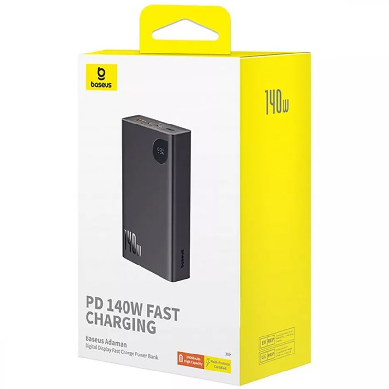 Уценка Портативное ЗУ Baseus Adaman Digital Display 140W 24000mAh (P100215081113-0)