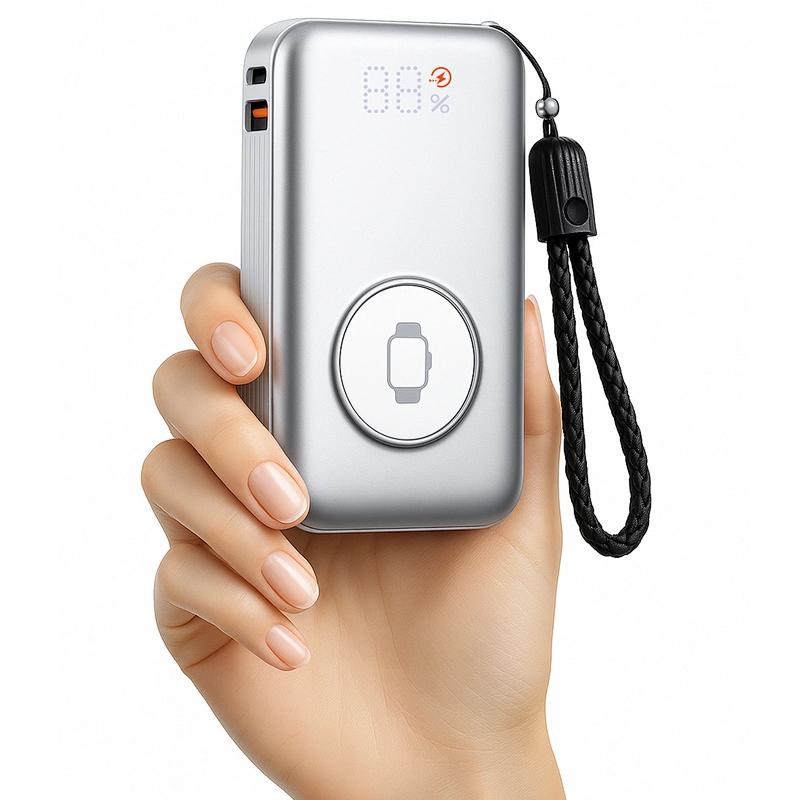 Портативное ЗУ Power Bank WIWU Wi-P027 Elite 22.5W with cable 10000 mAh