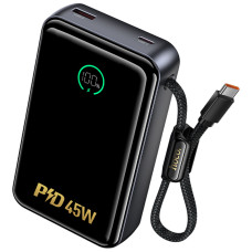 Портативное ЗУ Power Bank Hoco Q54 Shine PD45W with cable 20000 mAh