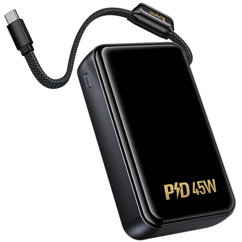 Портативное ЗУ Power Bank Hoco Q54 Shine PD45W with cable 20000 mAh