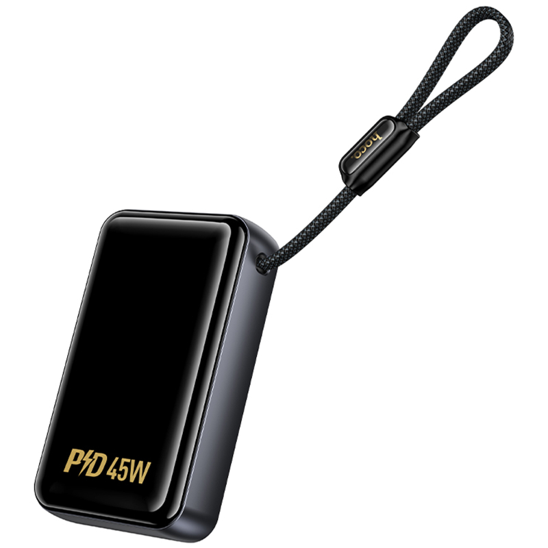 Портативное ЗУ Power Bank Hoco Q54 Shine PD45W with cable 20000 mAh