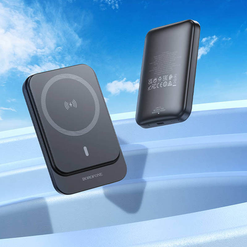 Портативное ЗУ Power Bank BOROFONE BJ63 Nimble PD20W с БЗУ 5000 mAh