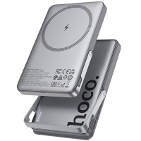 Портативное ЗУ Power Bank Hoco Q36 Sunlight magnetic suction+holder PD20W с БЗУ 5000 mAh