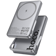 Портативное ЗУ Power Bank Hoco Q36 Sunlight magnetic suction+holder PD20W с БЗУ 5000 mAh