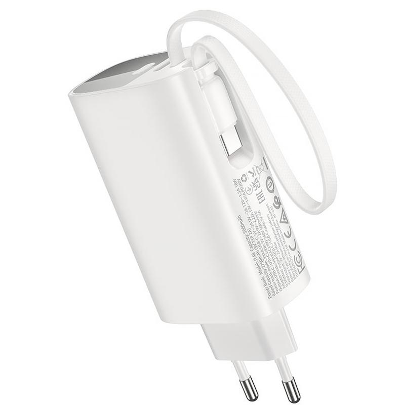 Портативное ЗУ Power Bank Hoco J148 Handy PD20W with cable 5000 mAh