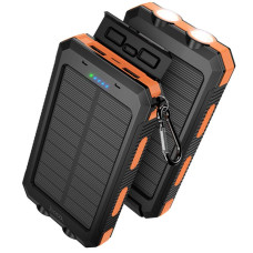 Портативное ЗУ Power Bank Hoco J164 Platinum solar 10.5W with lighting 8000 mAh