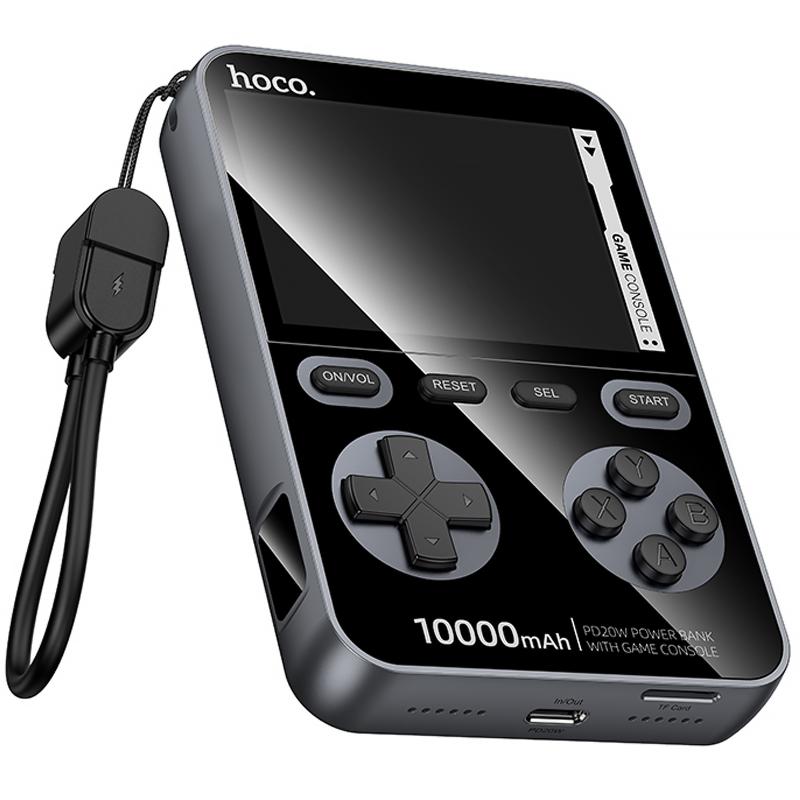 Портативное ЗУ Power Bank Hoco Q47 Shine PD20W with cable + Game Console 10000 mAh