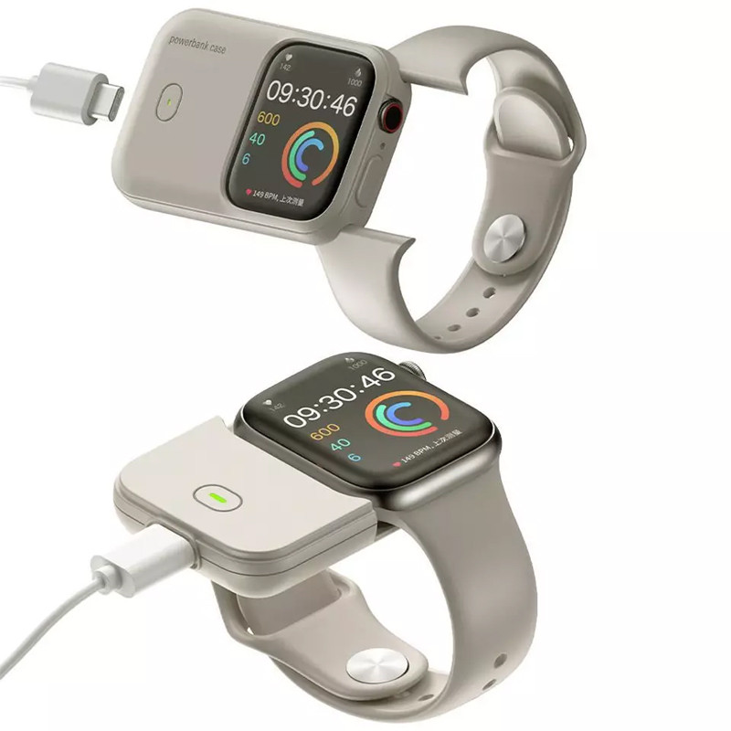 Портативное ЗУ Charging Soft Case for Apple Watch 44/45mm 1200 mAh