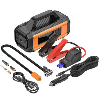 Пусковое устройство + насос для автомобиля Hoco QS4 Intelligent Starter and Air Pump 10000 mAh