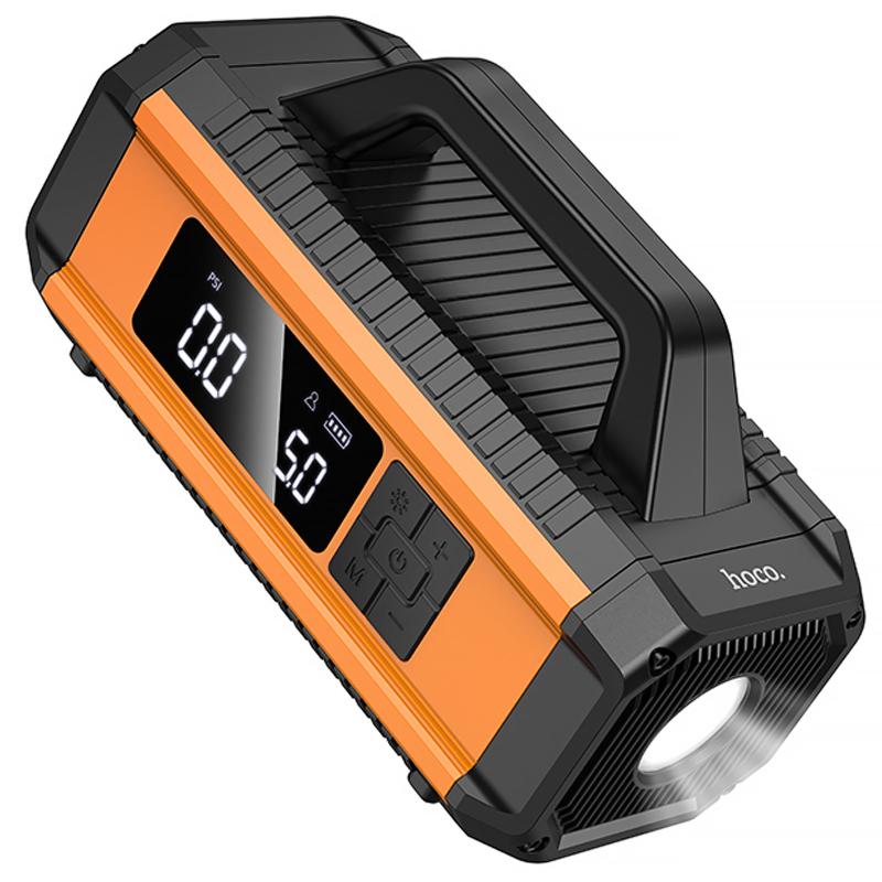 Пусковое устройство + насос для автомобиля Hoco QS4 Intelligent Starter and Air Pump 10000 mAh