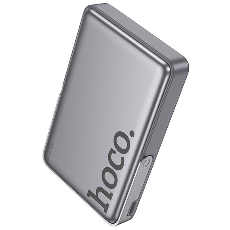 Портативное ЗУ Power Bank Hoco Q36A Sunlight magnetic suction+holder PD20W с БЗУ 10000 mAh