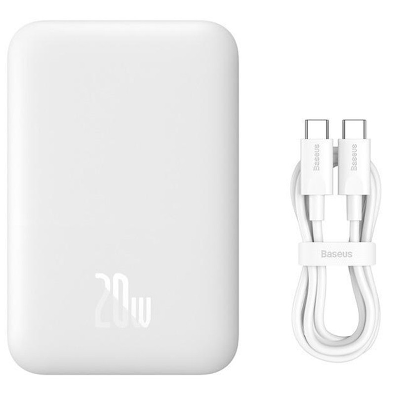 Портативное ЗУ Power Bank Baseus Magnetic Mini Air 20W c БЗУ 6000 mAh (P10059002223-0)