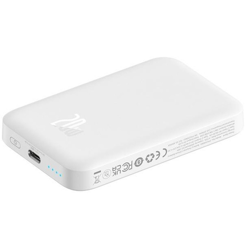 Портативное ЗУ Power Bank Baseus Magnetic Mini Air 20W c БЗУ 6000 mAh (P10059002223-0)