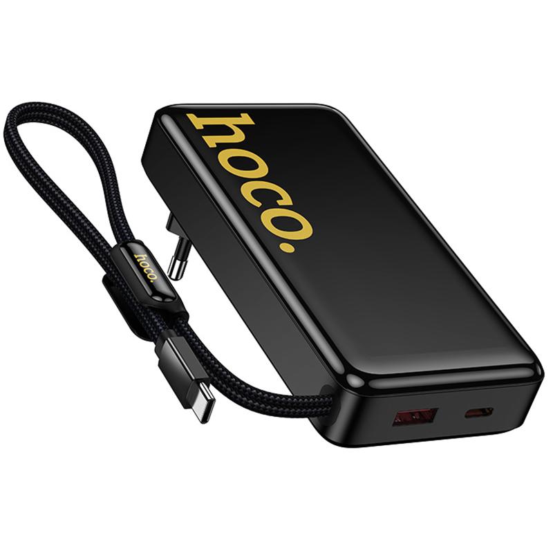 Портативное ЗУ Power Bank Hoco Q45 Worrier 22.5W+PD20W with cable 10000 mAh