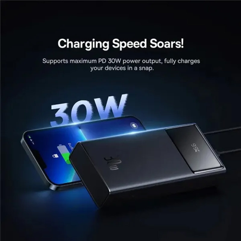 Портативное ЗУ Baseus Star-Lord Digital Display 30W 30000 mAh (P10022905113-00)