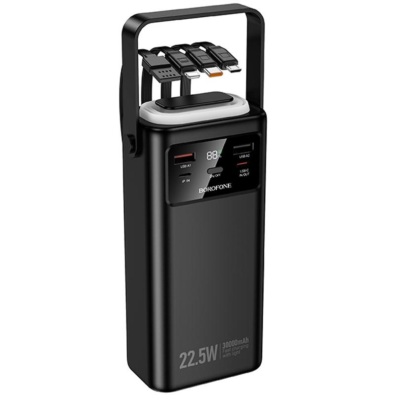 Портативное ЗУ Power Bank Borofone BJ65 High 22.5W+PD20W with cable 30000 mAh