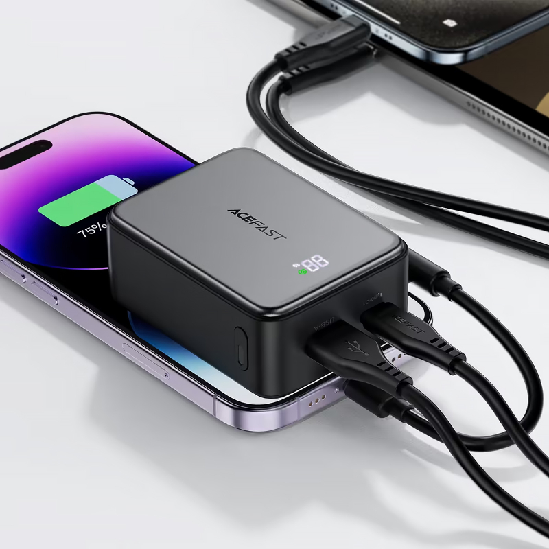 Портативное ЗУ Power Bank Acefast M28 22.5W with cable 10000 mAh