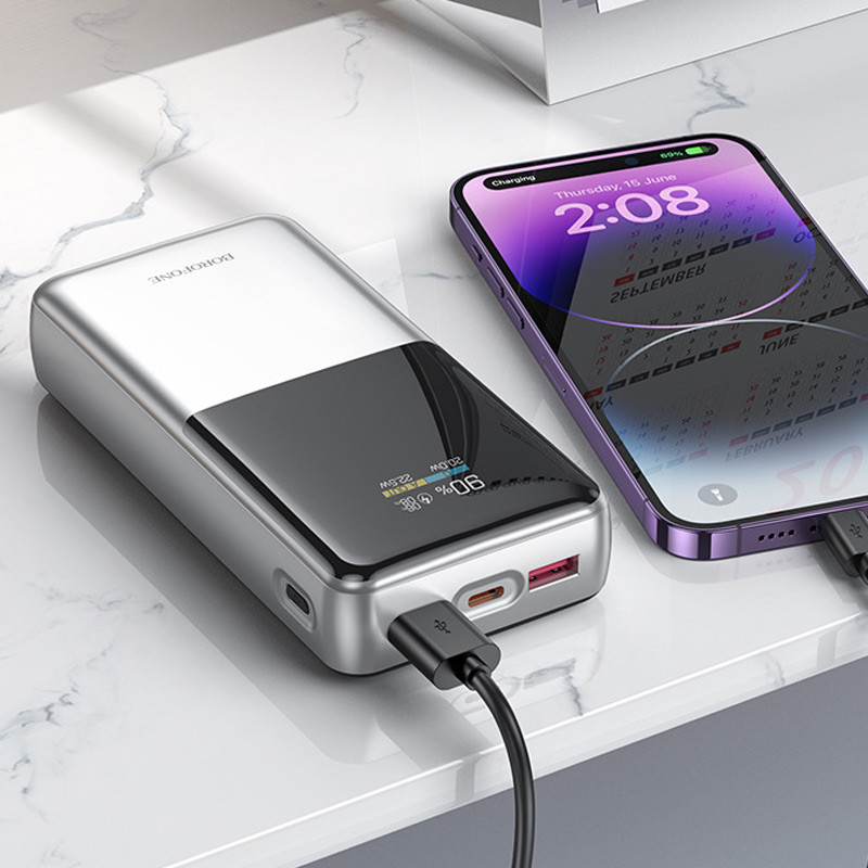 Портативное ЗУ Power Bank BOROFONE BJ75A Foinse 22.5W+PD20W with display 20000 mAh