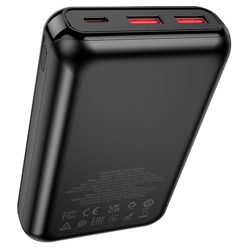 Портативное ЗУ Power Bank Borofone BJ30A Starlight 22.5W+PD20W 20000 mAh