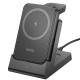Портативное ЗУ Power Bank + зарядная станция Hoco J149 Victory 3in1 magnetic с БЗУ 5000 mAh