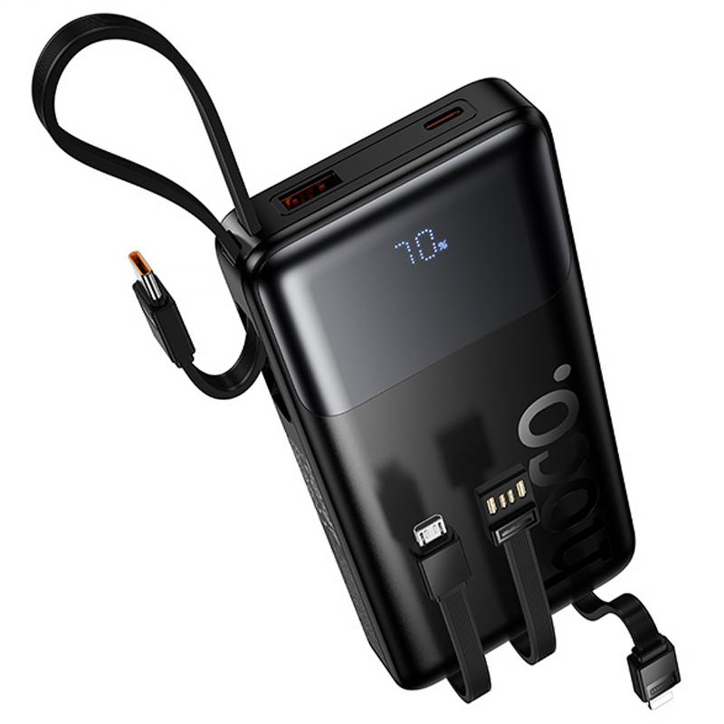 Портативное ЗУ Power Bank Hoco J156 Founder 22.5W+PD20W with 4 cables 10000 mAh