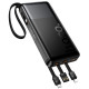 Портативное ЗУ Power Bank Hoco J156 Founder 22.5W+PD20W with 4 cables 10000 mAh