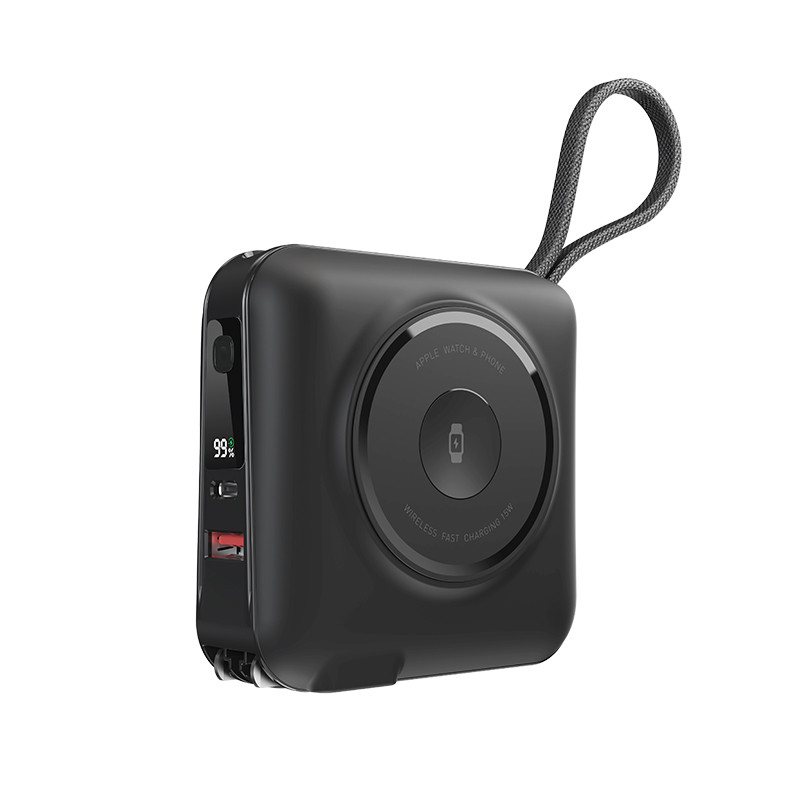 Портативное ЗУ Power Bank WIWU Wi-P051 6 in 1 PD45W с БЗУ 15000 mAh