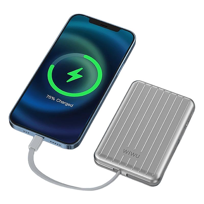 Портативное ЗУ Power Bank WIWU PP03 Trunk Series 22.5W с БЗУ 10000 mAh
