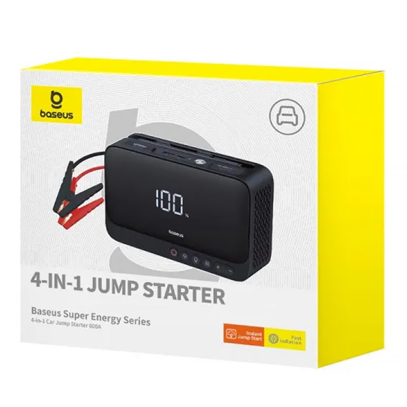 Пусковое устройство (бустер) для автомобиля Baseus Super Energy 6000 mAh (C00245902111)