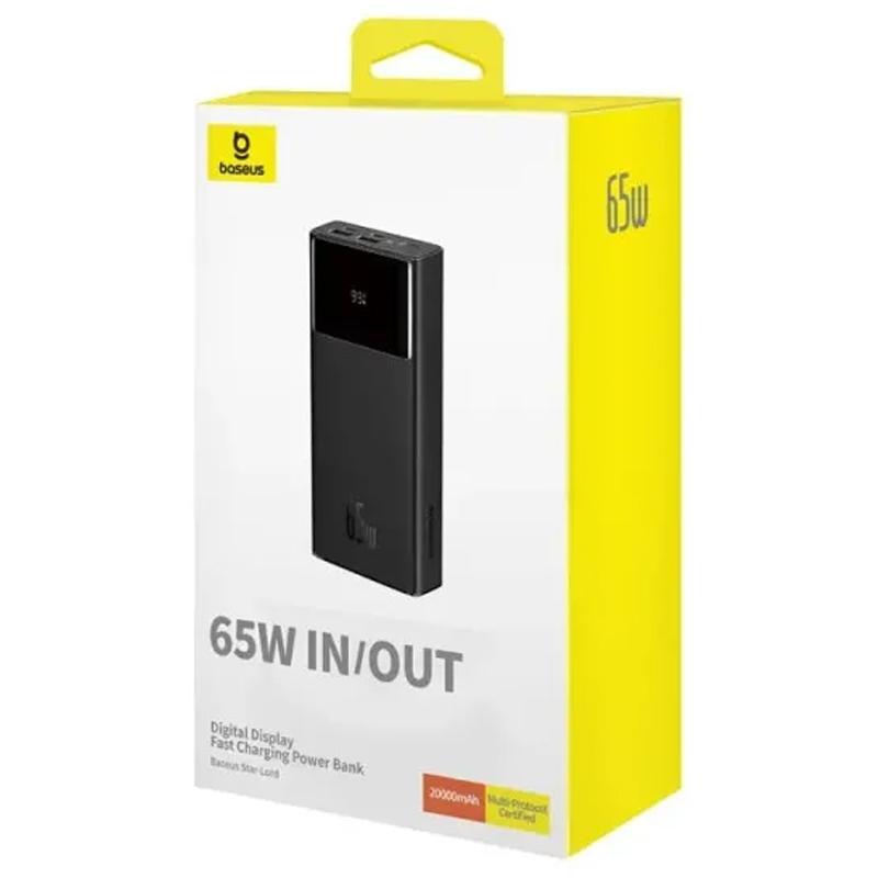 Уценка Портативное ЗУ Power Bank Baseus Star-Lord Digital Display 65W 20000 mAh (P10022906113-00)