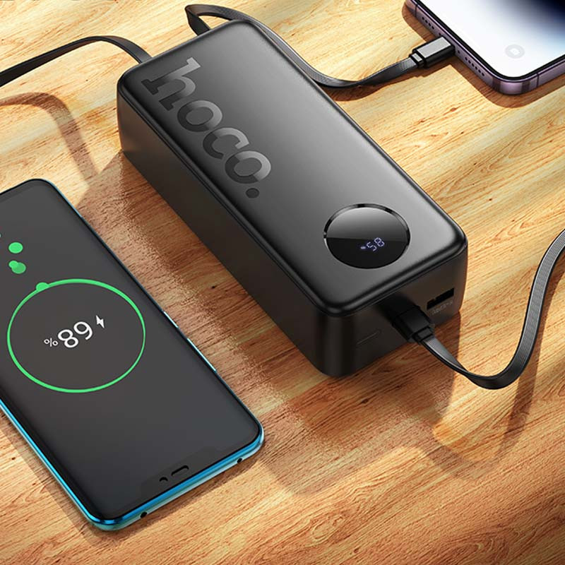Портативное ЗУ Power Bank Hoco J132B Sabio 22.5W+PD20W with 3 cables 30000 mAh