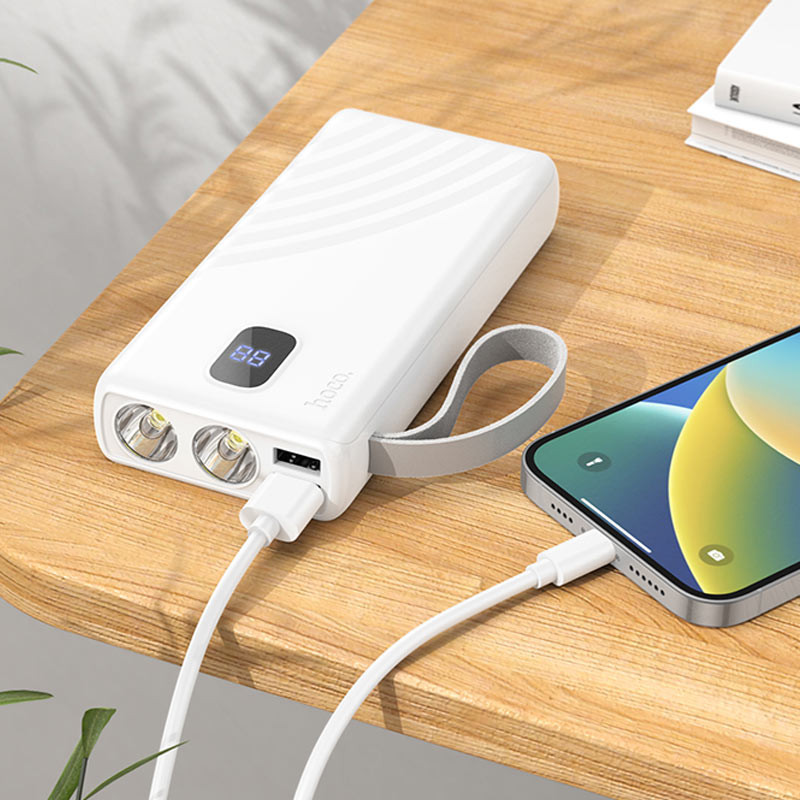 Уценка Портативное ЗУ Power Bank Hoco J129A Nature flashlight 20000 mAh