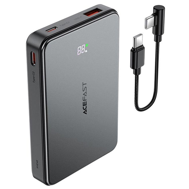 Портативное ЗУ Power Bank Acefast M31 PD22.5W с БЗУ with cable 10000 mAh