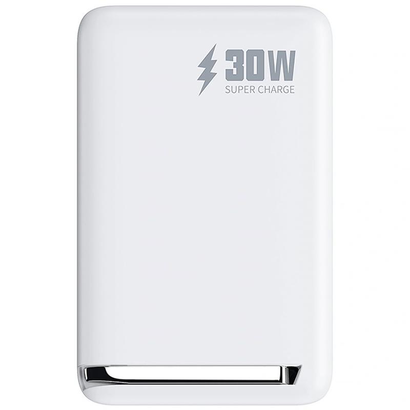 Портативное ЗУ Power Bank WIWU Wi-P031 Magnetic с БЗУ Qi2 30W 10000 mAh