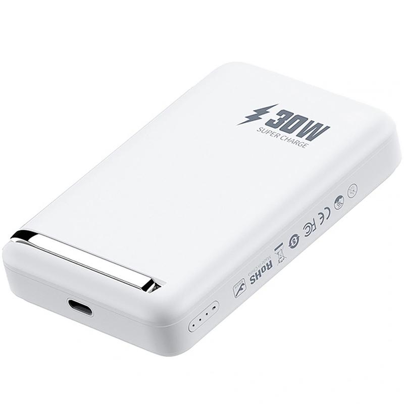 Портативное ЗУ Power Bank WIWU Wi-P031 Magnetic с БЗУ Qi2 30W 10000 mAh