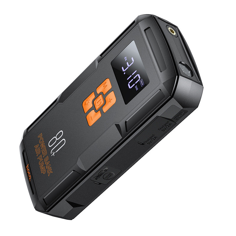 Уценка Пусковое устройство (бустер) для автомобиля Hoco QS2 Land Jump Starter and Air Pump 8000 mAh