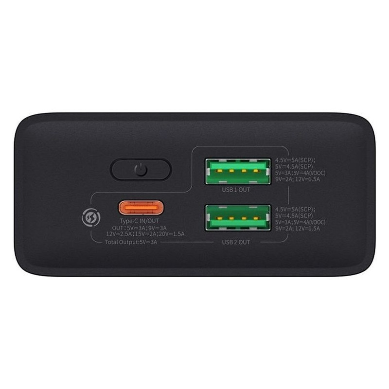 Портативное ЗУ Power Bank Baseus Adaman2 Digital Display 30W VOOС OS 20000 mAh (PPAD050101)