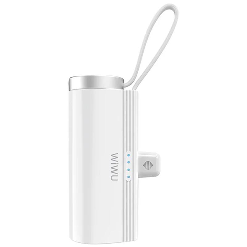 Уценка Портативное ЗУ Power Bank WIWU W026 2 in 1 Type-C с БЗУ For Apple Watch 15W 5000 mAh