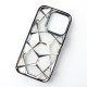 Силіконовий чохол THREE-DIMENSIONAL DIAMOND для телефону iPhone 15 Pro чорний