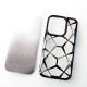 Силіконовий чохол THREE-DIMENSIONAL DIAMOND для телефону iPhone 15 Pro чорний