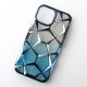 Силіконовий чохол THREE-DIMENSIONAL DIAMOND для телефону iPhone 14 синій