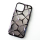 Силіконовий чохол THREE-DIMENSIONAL DIAMOND для телефону iPhone 15 чорний