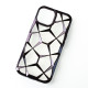 Силіконовий чохол THREE-DIMENSIONAL DIAMOND для телефону iPhone 15 чорний