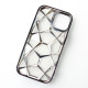 Силіконовий чохол THREE-DIMENSIONAL DIAMOND для телефону iPhone 15 чорний