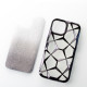 Силіконовий чохол THREE-DIMENSIONAL DIAMOND для телефону iPhone 15 чорний