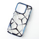 Силіконовий чохол THREE-DIMENSIONAL DIAMOND для телефону iPhone 15 Pro синій