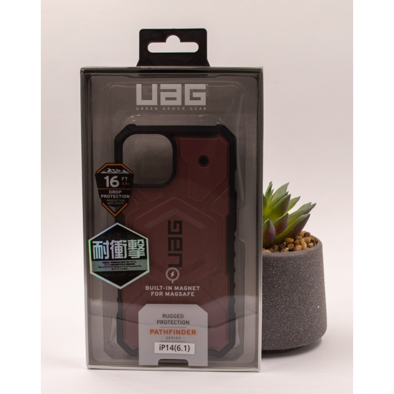 Протиударний чохол UAG для IPhone 14 Plus burgundy
