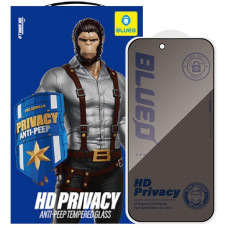 Защитное 2.5D стекло Blueo Full Cover Anti-Peep для Apple iPhone 17 Air (6.5")