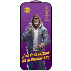 Защитное стекло 5D Anti-static Purple (тех.пак) для Apple iPhone 17 Pro (6.3")